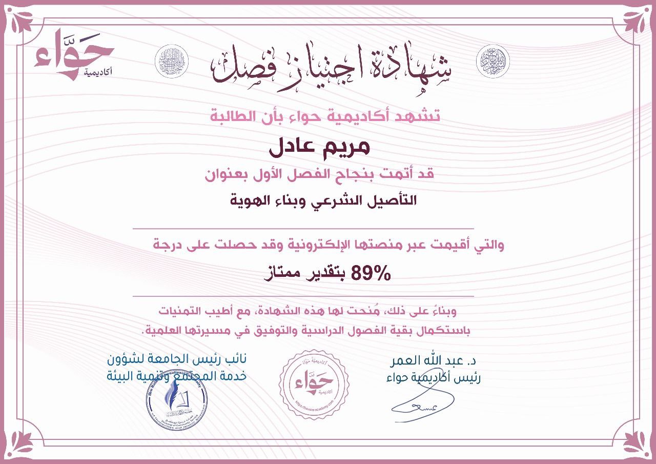 term certificate